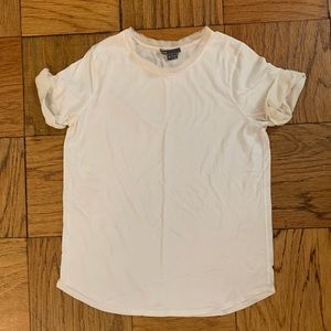 Vince Cotton T shirt with silk detail
